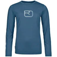 Koszulki sportowe damskie - Koszulka damska Ortovox 150 Cool Mtn Silhouette Ls Women's Rozmiar: L / Kolor: niebieski - miniaturka - grafika 1
