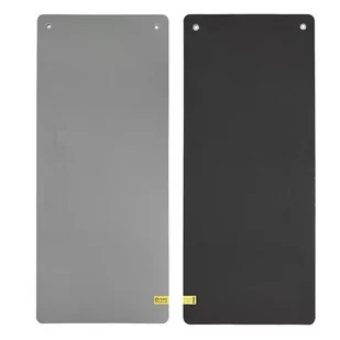 Mata fitness klubowa z otworami 140x60cm EVA 15mm MFK08 HMS (szaro-czarna) - Maty do ćwiczeń - miniaturka - grafika 1