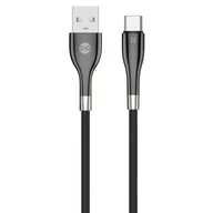 Kable USB - Kabel USB- USB Typ-C FOREVER Sleek 1 m Czarny - miniaturka - grafika 1