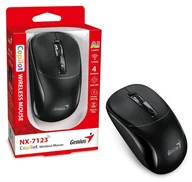 Myszki - Mysz bezprzewodowa, Genius NX-7123, czarna, optyczna, 1200DPI - miniaturka - grafika 1