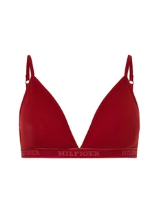 Tommy Hilfiger Biustonosz damski na fiszbinach Kobiety czerwony jednolity, S - Biustonosze - miniaturka - grafika 1
