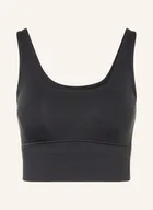 Biustonosze - Under Armour Krótki Top Meridian Fitted schwarz - miniaturka - grafika 1