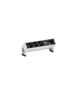 Bachmann DESK 2 902.200 black white 1x custom module 2 power strip - Listwy zasilające - miniaturka - grafika 1