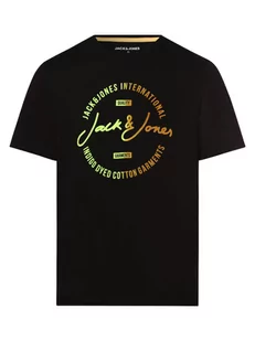 Jack & Jones - T-shirt męski  JJOliver, czarny - Koszulki męskie - miniaturka - grafika 1