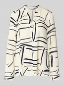 Koszule damskie - Bluzka koszulowa o kroju regular fit z czystej wiskozy - miniaturka - grafika 1