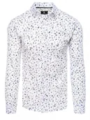 Koszule męskie - Koszula męska biała Dstreet DX2435-XL - miniaturka - grafika 1