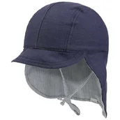 Czapki dla dzieci - Czapka z Ochroną Szyi Tigo Kids by maximo, niebieski nakrapiany, 51 cm - miniaturka - grafika 1