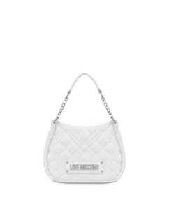 Love Moschino POLJC4208PP0MLA0100U, damska torba na ramię, biała, biała - Torebki damskie - miniaturka - grafika 1