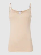 Bielizna nocna - Podkoszulka na cienkich ramiączkach — bezszwowy model ‘Cotton Seamless’ - miniaturka - grafika 1