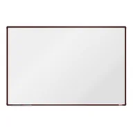 Tablice i flipcharty - boardOK Biała magnetyczna tablica boardOK, 180 x 120 cm, brązowa rama VOK180120-1500 - miniaturka - grafika 1