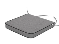 Poduszki na krzesła - Poduszka siedzisko na krzesło ogrodowe, Masza, Grafit Ekolen, 48x45 cm - miniaturka - grafika 1