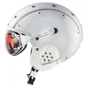 Kaski narciarskie - Kask narciarski CASCO SP-3 Special Crystal white M - miniaturka - grafika 1