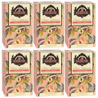 Herbata - BASILUR Fruit Infusions - Owocowa herbata bezkofeinowa z naturalnym aromatem brzoskwini, mango i cytrusów, w saszetkach 20 x 2 g x6 - miniaturka - grafika 1