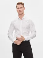 Koszule męskie - Calvin Klein Koszula K10K112310 Biały Slim Fit - miniaturka - grafika 1