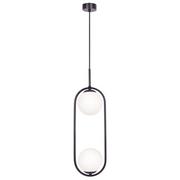 Lampy sufitowe - Elegancka lampa wisząca z białymi kloszami - A199-Anoba - miniaturka - grafika 1