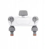 Inne akcesoria do nawadniania - Przyłącze z 2 zaworami, na kran 1" lub 3/4" do węża z szybkozłączkami rozd/3032K/BR - miniaturka - grafika 1