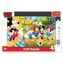 Trefl Puzzle ramkowe 15 Mickey na wsi