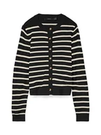 Swetry damskie - Vero Moda Kardigan w kolorze beżowym - miniaturka - grafika 1