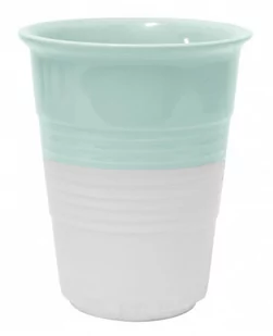 NoName kubek Dip 200 ml 8,5 x 10 cm ceramiczny miętowo zielony/biały twm_547104 - Kubki - miniaturka - grafika 1