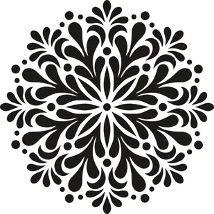 Naklejka na ścianę, meble Mandala 1, koło, ornament, piękna duża dekoracja, 120x120 cm - Naklejki na ścianę Naklejka na ścianę, meble Mandala 1, koło, ornament, piękna duża dekoracja, 120x120 cm - Naklejki na ścianę - miniaturka - grafika 1