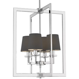 Lampa stylowa wisząca LONDON P04021CH-BK - Cosmo Light - Lampy sufitowe - miniaturka - grafika 1
