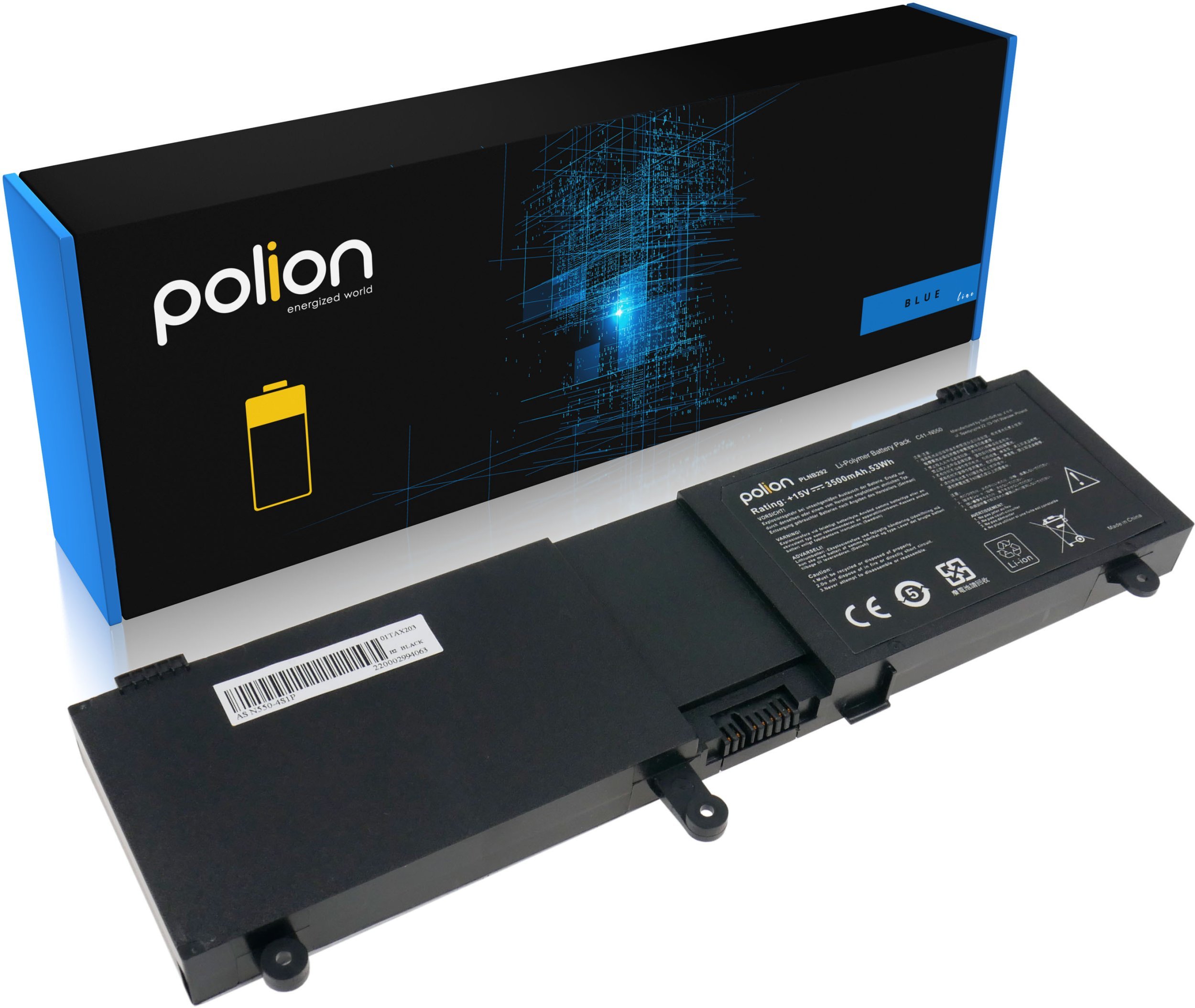 Bateria do laptopa ASUS C41-N550 N550 N550JK G550 G550JK 3500mAh