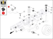 Układ zawieszenia - akcesoria - Poduszka stabilizatora TEDGUM 00224289 1073249 - miniaturka - grafika 1