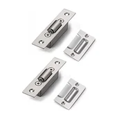 Zawiasy, okucia i inne akcesoria - Zamek do drzwi ze stali nierdzewnej, zamek wpuszczany ukryty, zamek niewidoczny, zawias, 2 sztuki - miniaturka - grafika 1