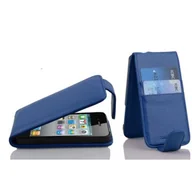 Etui i futerały do telefonów - Cadorabo Etui na Apple iPhone 4 / iPhone 4S Etui w kolorze niebieskim Etui z klapką na telefon Etui na telefon Pokrowiec ze skóry syntetycznej - miniaturka - grafika 1