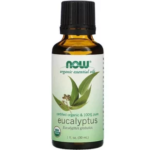 Now Foods 100% Olejek Eukaliptusowy Certified Organic (30 ml) - Aromaterapia - miniaturka - grafika 1