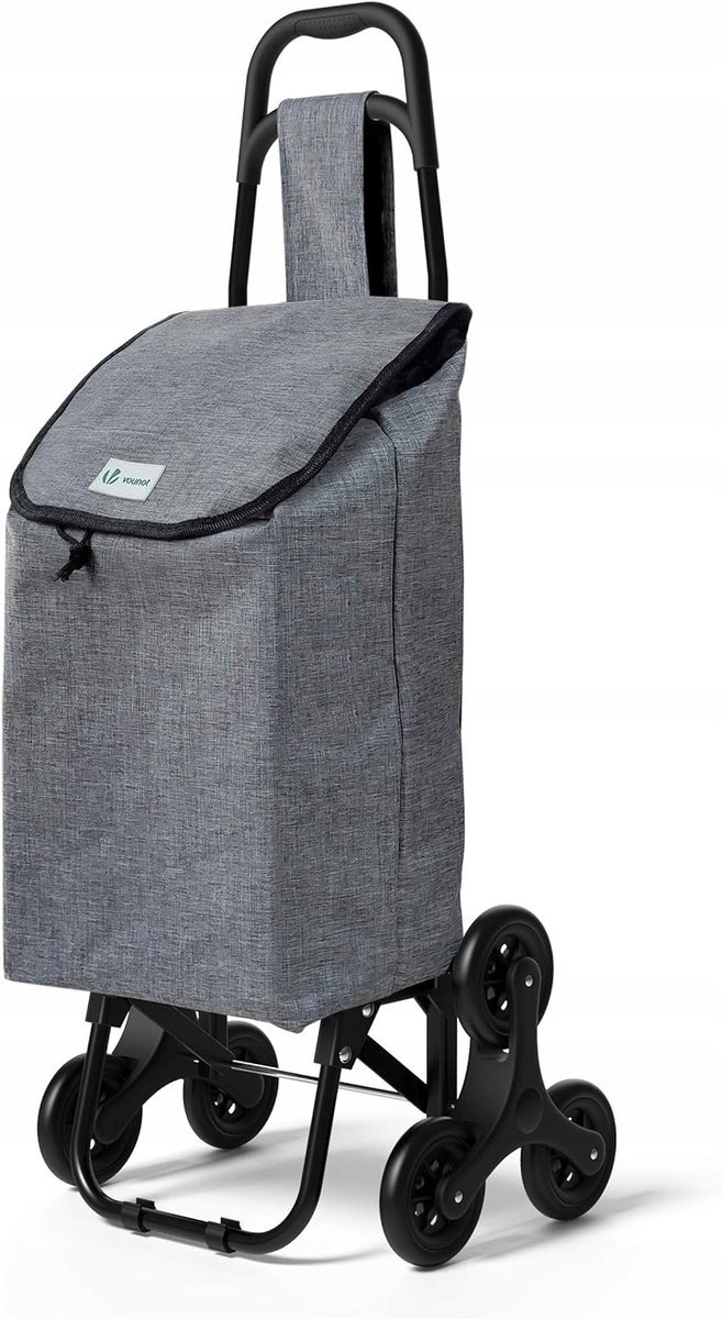 Vounot torba wózek na zakupy poliester bez wzoru