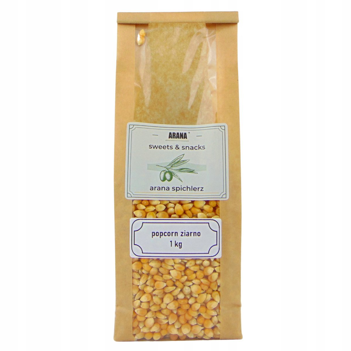 POPCORN ZIARNO 1 kg kukurydza do prażenia wysoka jakość