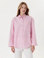 Koszule damskie - Tommy Hilfiger Koszula New Easy WW0WW45892 Różowy Relaxed Fit - miniaturka - grafika 1