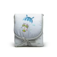 Ochraniacze do łóżeczka - Przewijak materacyk podróżny 45x75 Miś niebieski - miniaturka - grafika 1