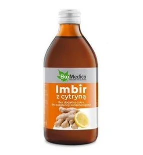 EkaMedica Imbir z cytryną (Wspiera odporność i zdrowie układu oddechowego) 250ml - Przeziębienie i grypa - miniaturka - grafika 1