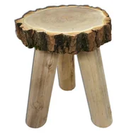 Taborety i hokery - Stołek Drewniany Mix Kolorów - miniaturka - grafika 1