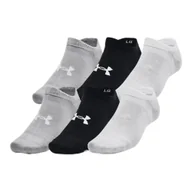 Skarpetki damskie - Skarpetki Under Armour Essential No Show 6pk Black / Black / Halo Gray XL - miniaturka - grafika 1
