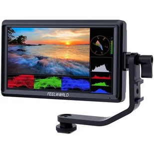 Monitor podglądowy FEELWORLD FW568 V3 6" Czarny - Kamery cyfrowe - akcesoria - miniaturka - grafika 1