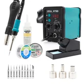 Lutownice - Lutownica Yihua 878D Kalafonia Kontakt Cyna Groty - miniaturka - grafika 1