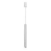 Lampy sufitowe - Italux LAMPA wisząca KILIAN HL7732-L/3W WH metalowa OPRAWA tuba LED 3W zwis minimalistyczny biała HL7732-L/3W WH - miniaturka - grafika 1