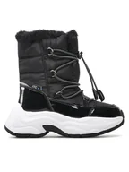 Buty dla dziewczynek - Leaf Śniegowce Aitoo LAITO201M Czarny - miniaturka - grafika 1