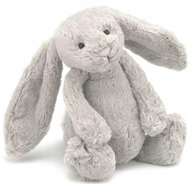 Maskotka Pluszak Królik Bunny Popielaty Xl 25 Cm