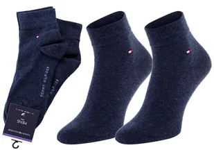 TOMMY HILFIGER SKARPETKI SKARPETY STOPKI 2 P 342025001 356 - Rozmiar: 47-49 - Skarpetki męskie - miniaturka - grafika 1