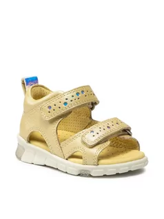 Buty dla dziewczynek - Ecco Sandały Mini Stride Sandal 76111101089 Żółty - grafika 1