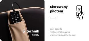 Sakura fotel masujący Comfort 806 brązowy - Akcesoria do masażu - miniaturka - grafika 21