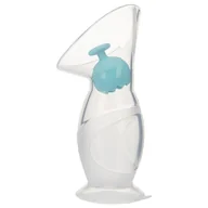 Laktatory - Dr. Talbot's Nuby - jednoczęściowa ręczna ręczna silikonowa pompka do mleka - ręczna pompka do mleka z miękkiego silikonu dla optymalnego komfortu - 120 ml - nie zawiera BPA - miniaturka - grafika 1