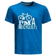 Koszulki męskie - Koszulka męska Jack Wolfskin  Ocean Trail T Blue Pacific XL - miniaturka - grafika 1