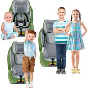 Foteliki samochodowe - Ricokids Qway 9-36 kg szaro-zielony - miniaturka - grafika 1