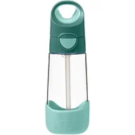 Kubki dla dzieci - B.Box BABY&TRAVEL Butelka tritanowa ze słomką Emerald Forest 9 m+, 450ml - miniaturka - grafika 1