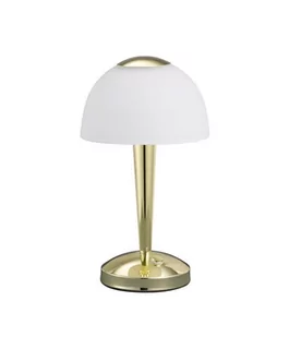 Trio T R I O Lampka biurkowa 1 x 5W LED  Mosiądz polerowany (529990103)  - Lampy stojące - miniaturka - grafika 1